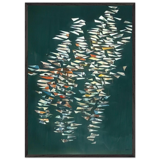 NZT - 1999 - Robert Goodnough Framed Art Print – Black Wooden Frame - Default Title - -Framed Art Print