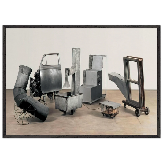 ORACLE 1965 - Robert Rauschenberg Framed Art Print – Black Wooden Frame - Default Title - -Framed Art Print