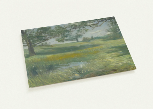 Meadows By Childe Hassam Pack of 10 Post Cards | Childe Hassam Post Cards | A6 (10.5 x 14.8 cm) - 4.1 x 5.8 inches