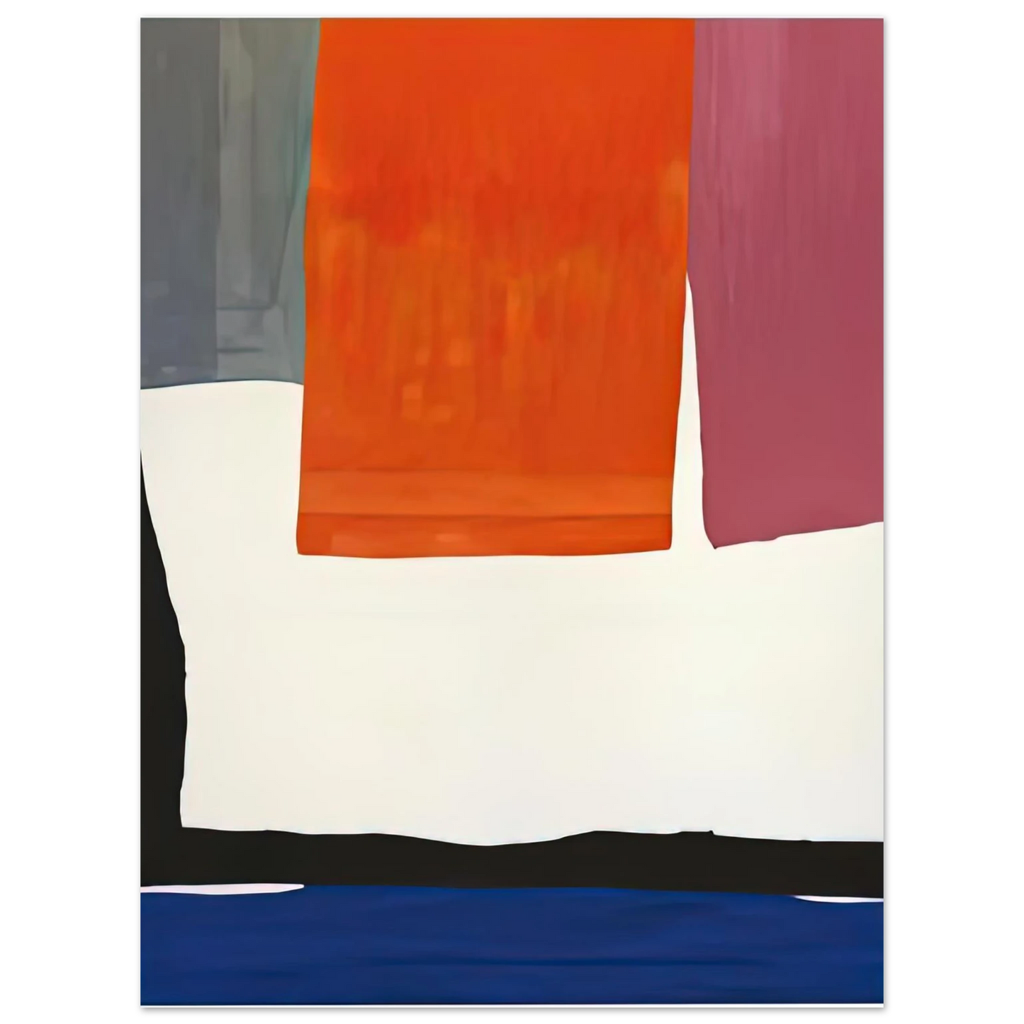Helen Frankenthaler - The Human Edge, 1967- Wall Art - 21x29.7 cm / 8x12" - Fine Art Poster - -