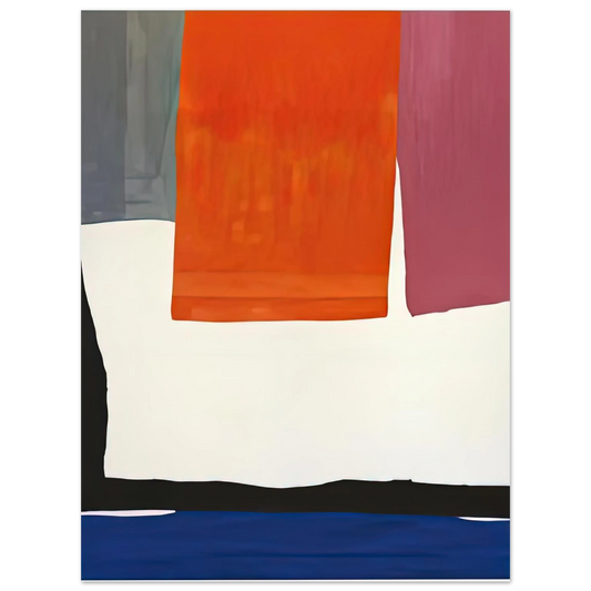 Helen Frankenthaler - The Human Edge, 1967- Wall Art - 21x29.7 cm / 8x12" - Fine Art Poster - -