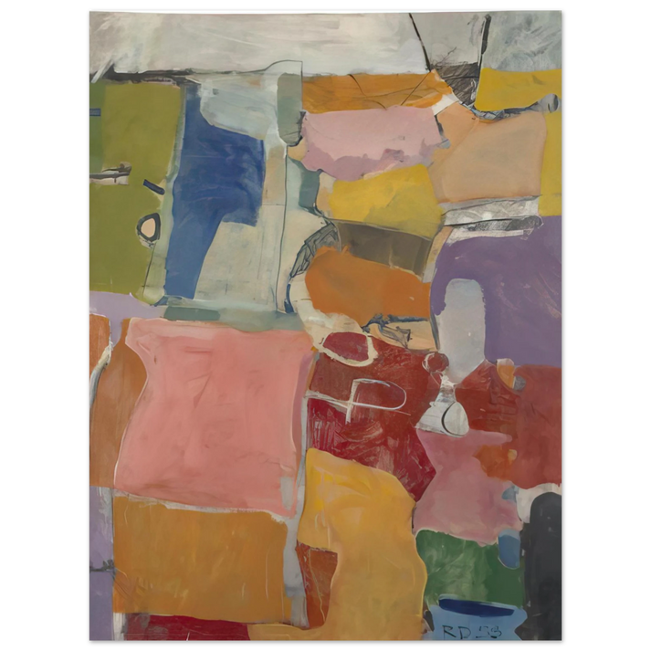 Richard Diebenkorn - Urbana  75x100 cm / 30x40inches Fine Art Poster
