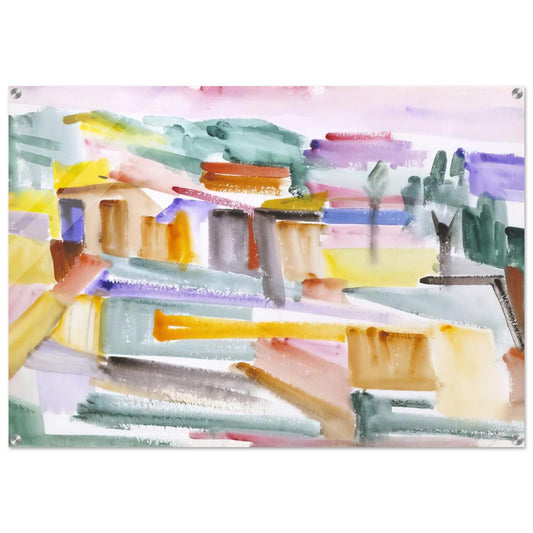 Country Scene - 1938 - Giorgio Cavallon Acrylic Print - 70x100 cm / 28x40″ inches