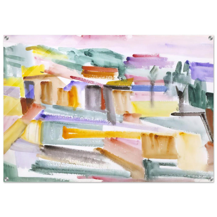 Country Scene - 1938 - Giorgio Cavallon Acrylic Print - 70x100 cm / 28x40″ inches