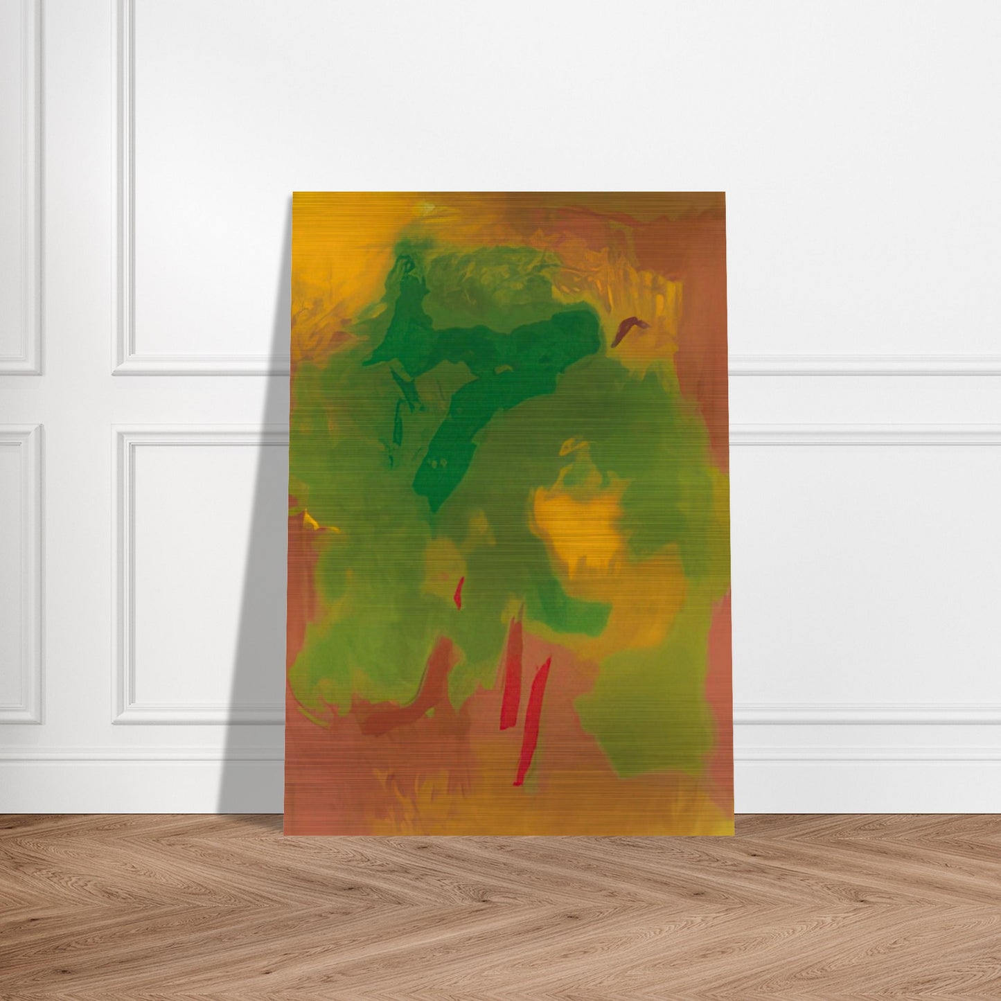 VISION 1991 - Esteban Vicente Brushed Aluminum Print - 70x100 cm / 28x40 inches | Esteban Vicente Aluminum Print | Esteban Vicente Prints