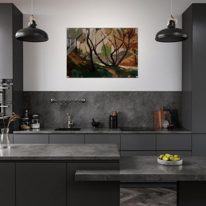 SKETCH FOR OPULENT OCTOBER 1915 - Tom Thomson Acrylic Print - 70x100 cm / 28x40″ inches | Tom Thomson Wall Art | Tom Thomson Prints