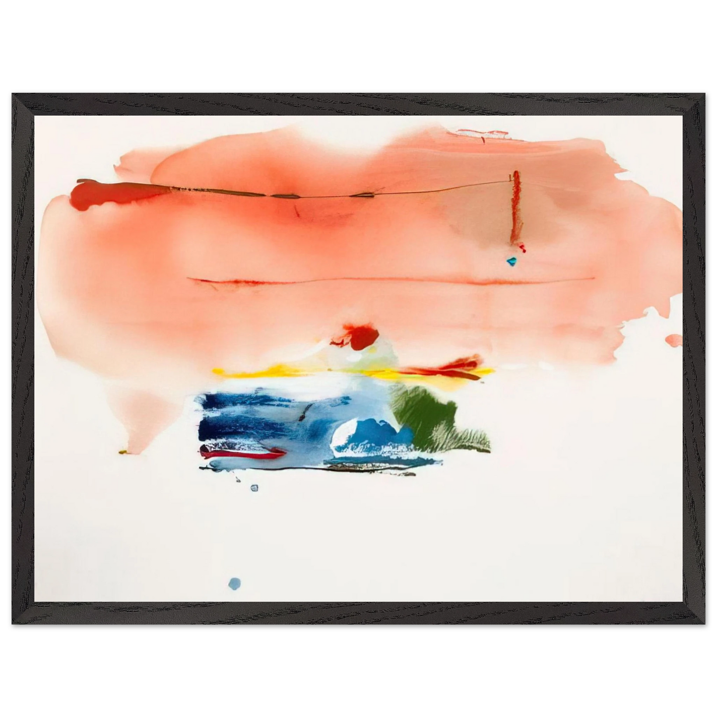 Helen Frankenthaler - Santa Fe II - 1986 Wall art - A2 (42 x 59.4  cm) - Fine Art Poster - -