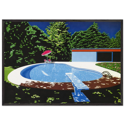 NIAGARA 07SH 944 - Hiroshi Nagai Framed Art Print – Black Wooden Frame - Default Title - -Framed Art Print