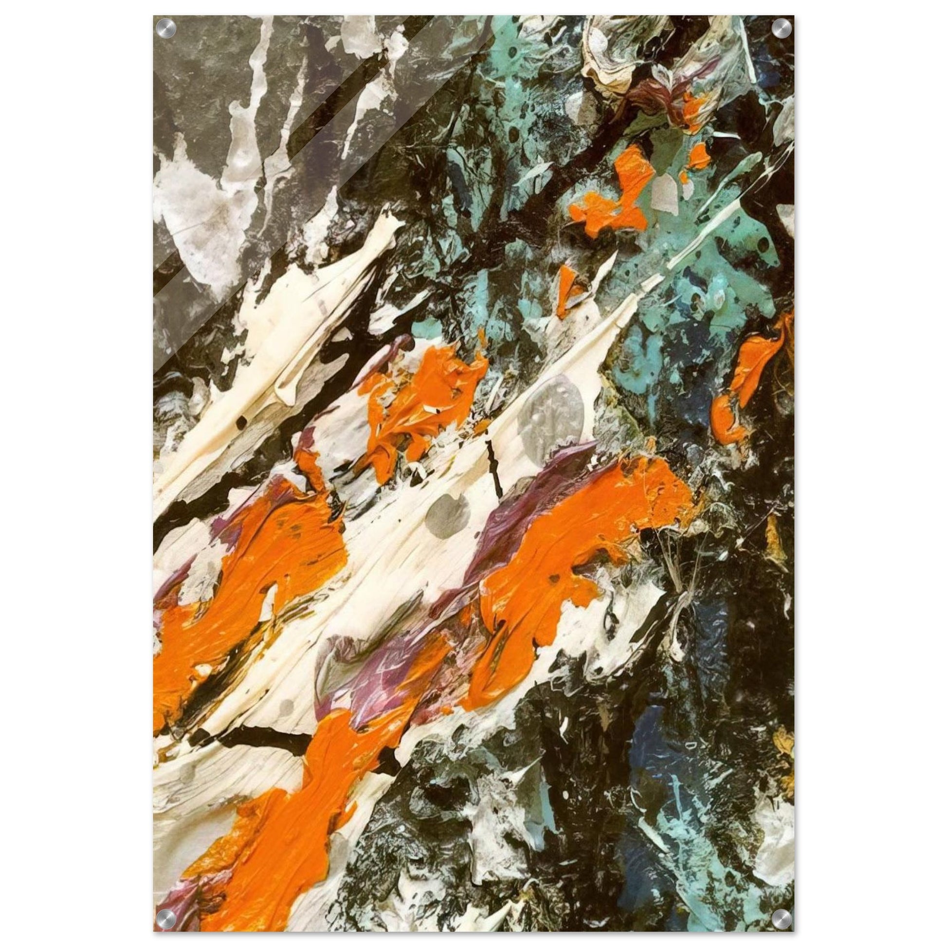 FULL FATHOM FIVE - Jackson Pollock Acrylic Print - 70x100 cm / 28x40″ inches | Jackson Pollock Wall Art | Jackson Pollock Prints