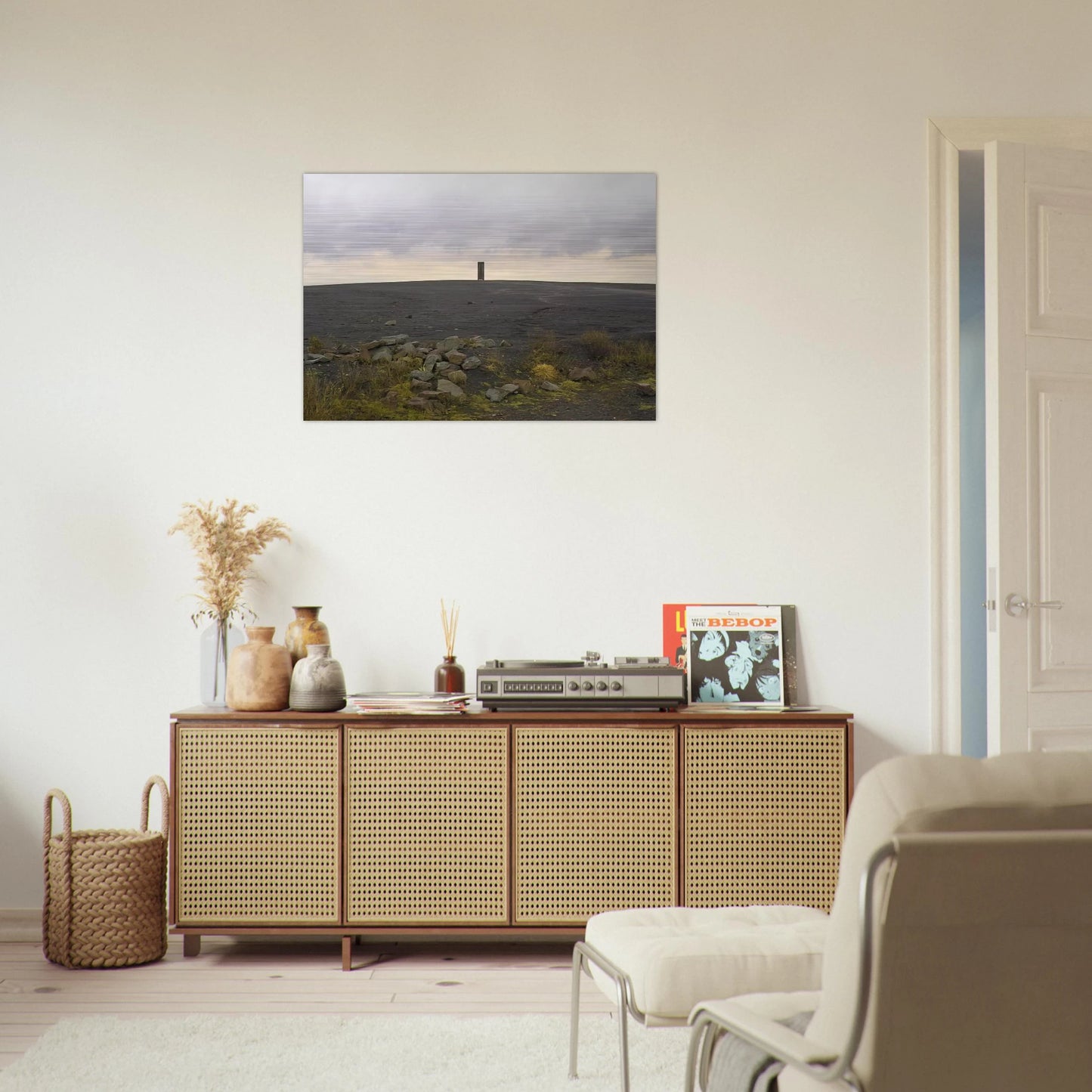 BRAMME FOR THE RUHR DISTRICT 1998 - Richard Serra Brushed Aluminum Print - 70x100 cm / 28x40 inches | Richard Serra Aluminum Print | Richard Serra Prints