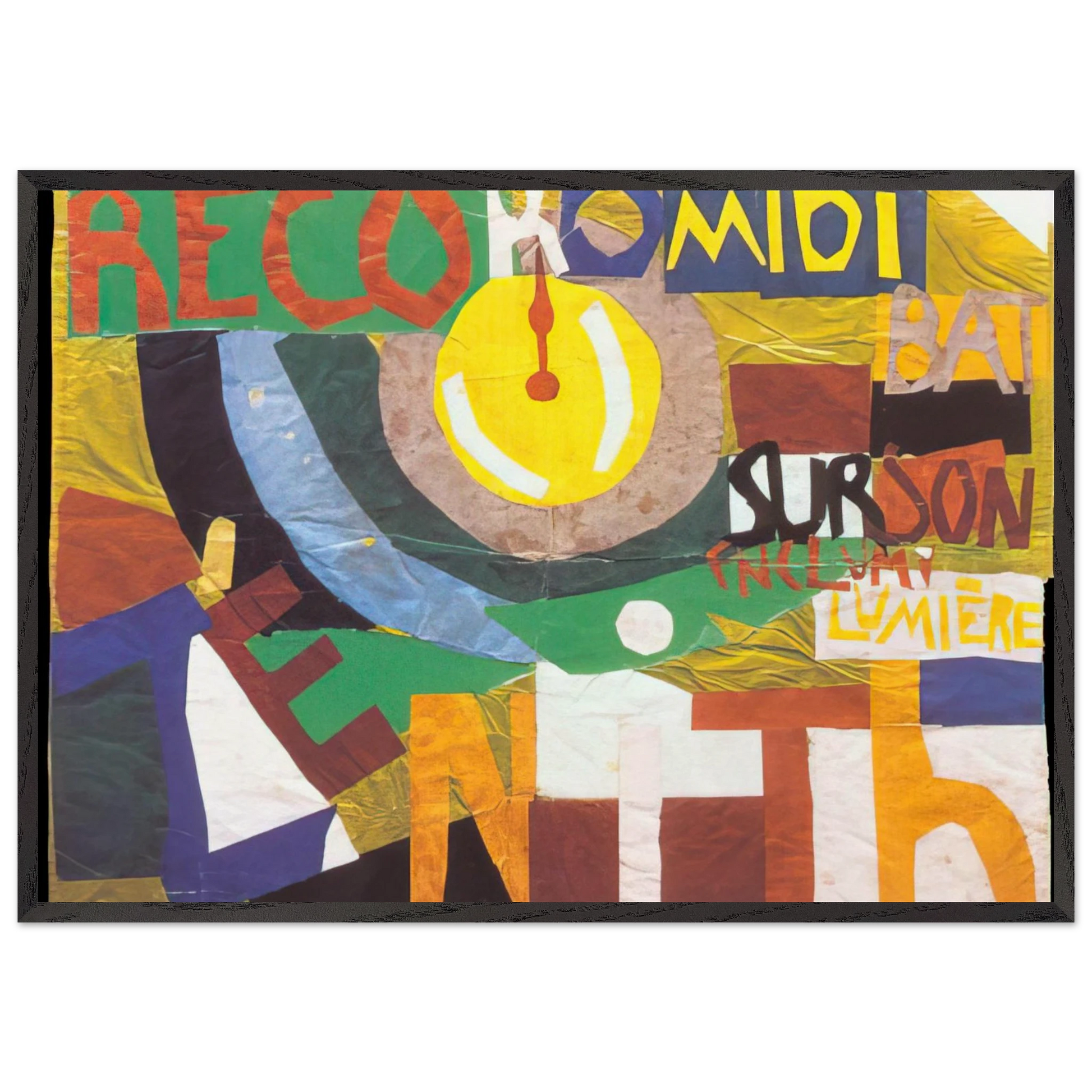 ZENITH - Sonia Delaunay Framed Art Print – Black Wooden Frame - Default Title - -Framed Art Print