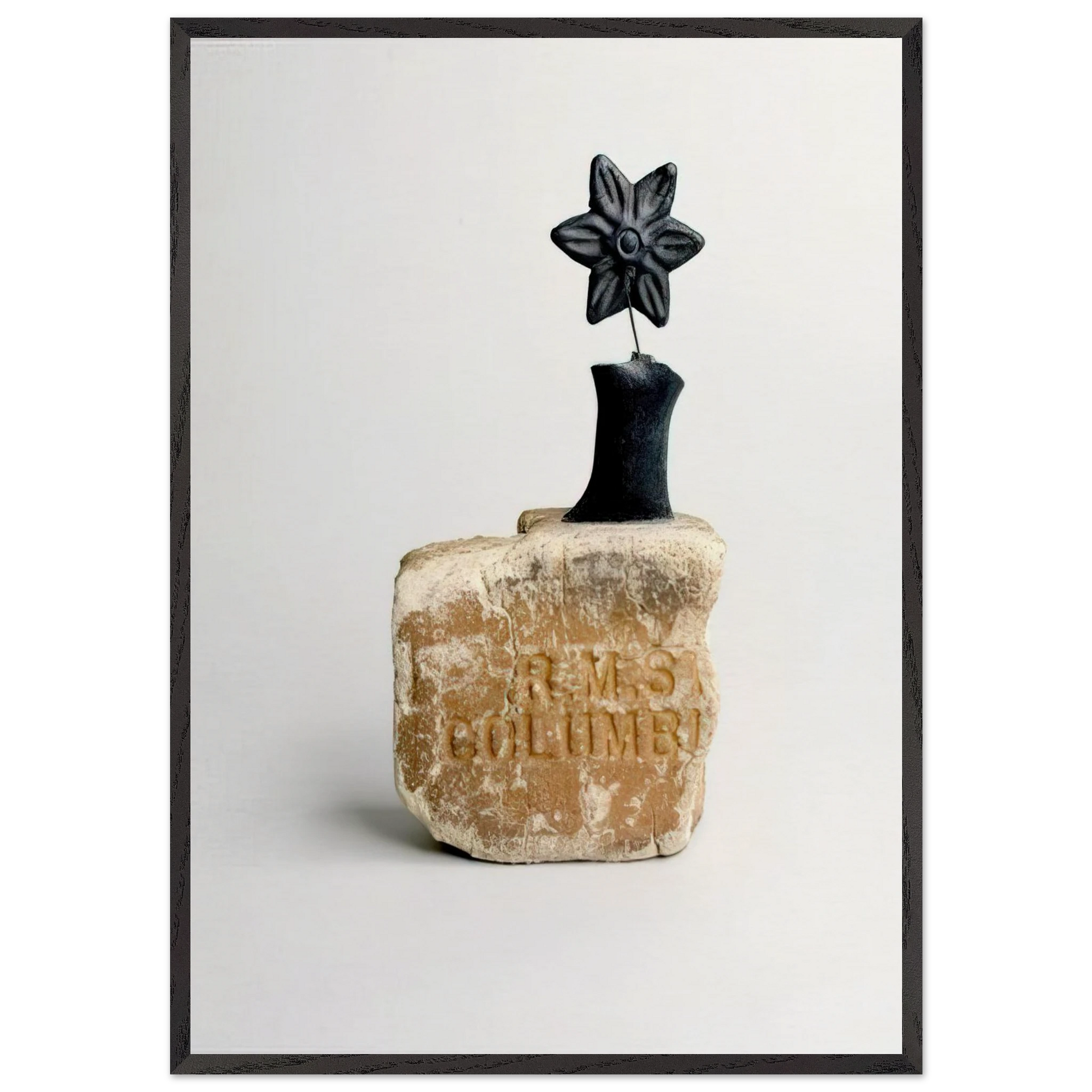 UNTITLED 1995 N2 - Robert Rauschenberg Framed Art Print – Black Wooden Frame - Default Title - -Framed Art Print