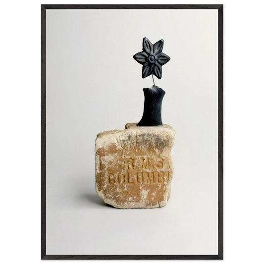 UNTITLED 1995 N2 - Robert Rauschenberg Framed Art Print – Black Wooden Frame - Default Title - -Framed Art Print