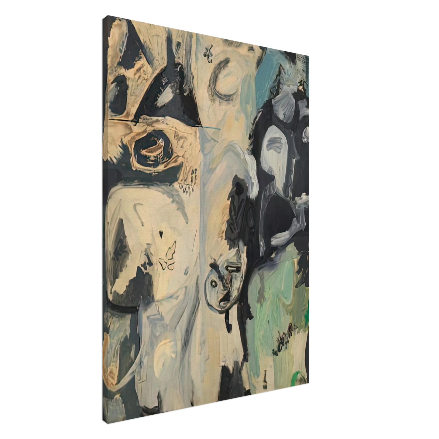 Helen Frankenthaler - Untitled, 1950- Wall Art - 60x80 cm / 24x32 inches - Fine Art Poster - -