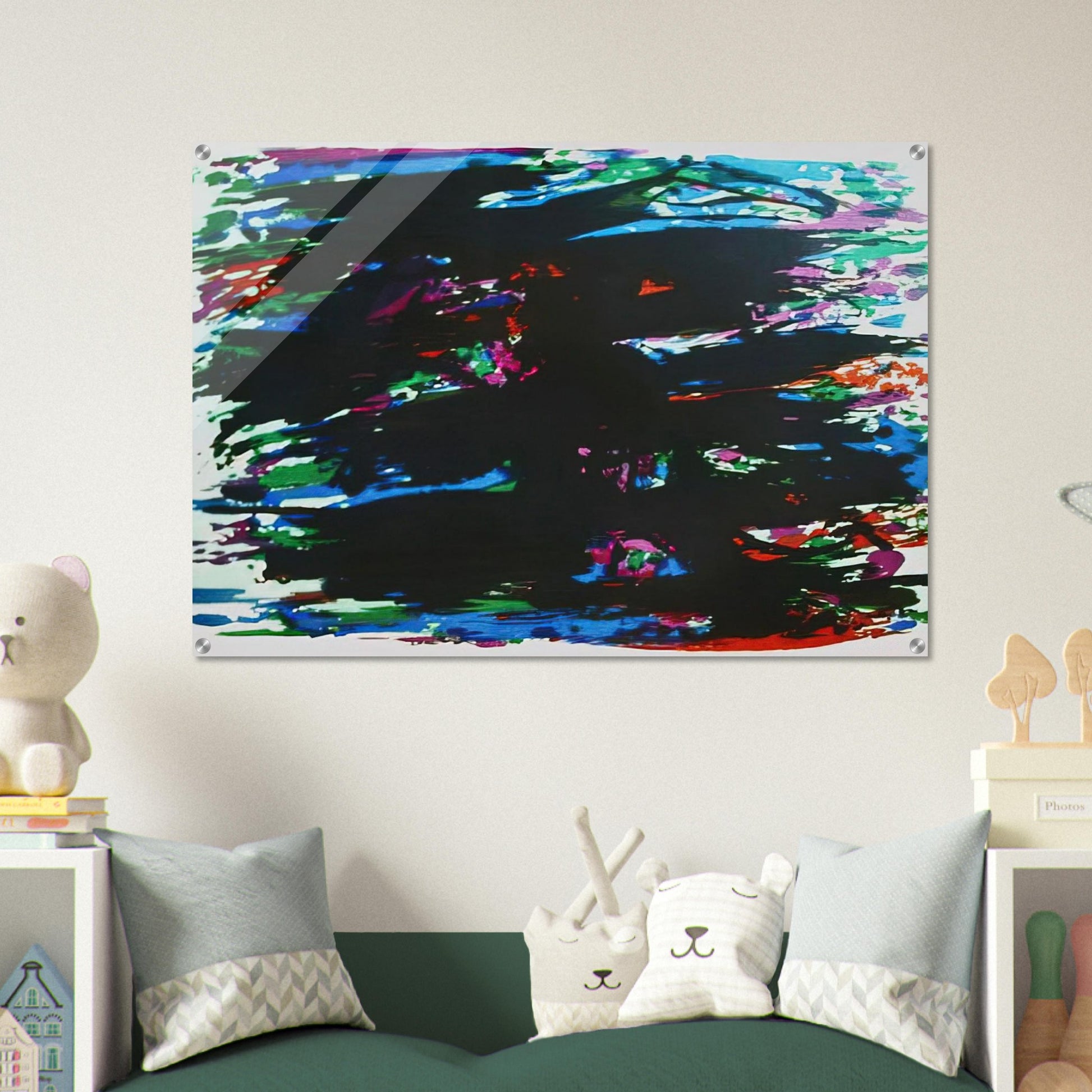 Les Jardin des oliviers - 1978 - Alfred Manessier Acrylic Print - 70x100 cm / 28x40″ inches | Alfred Manessier Wall Art | Alfred Manessier Prints