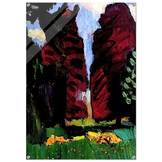 COPPER BEECHES 1901 - Henri Matisse Acrylic Print - 70x100 cm / 28x40″ inches | Henri Matisse Wall Art | Henri Matisse Prints