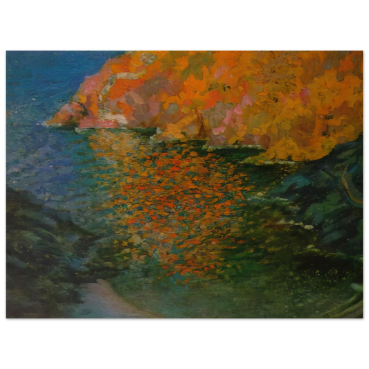 Salvador Dali - SMALL ROCKY BAY OF NANS CADAQUES 1921 Fine Art Poster - Default Title
