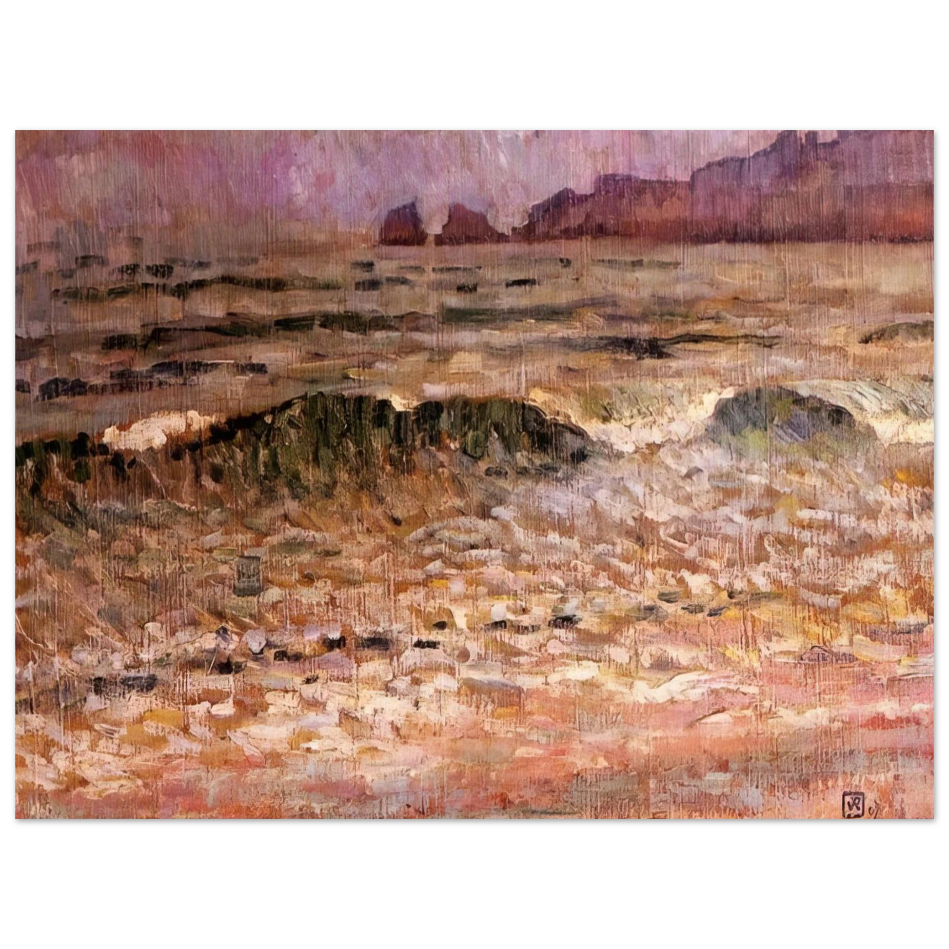 Theo van Rysselberghe - RAIN JERSEY 1907 Fine Art Poster - Default Title