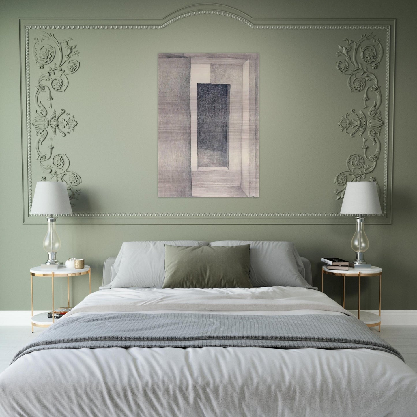 Patio Door - Georgia O'Keeffe Brushed Aluminum Print - 70x100 cm / 28x40 inches | Georgia O'Keeffe Aluminum Print | Georgia O'Keeffe Prints