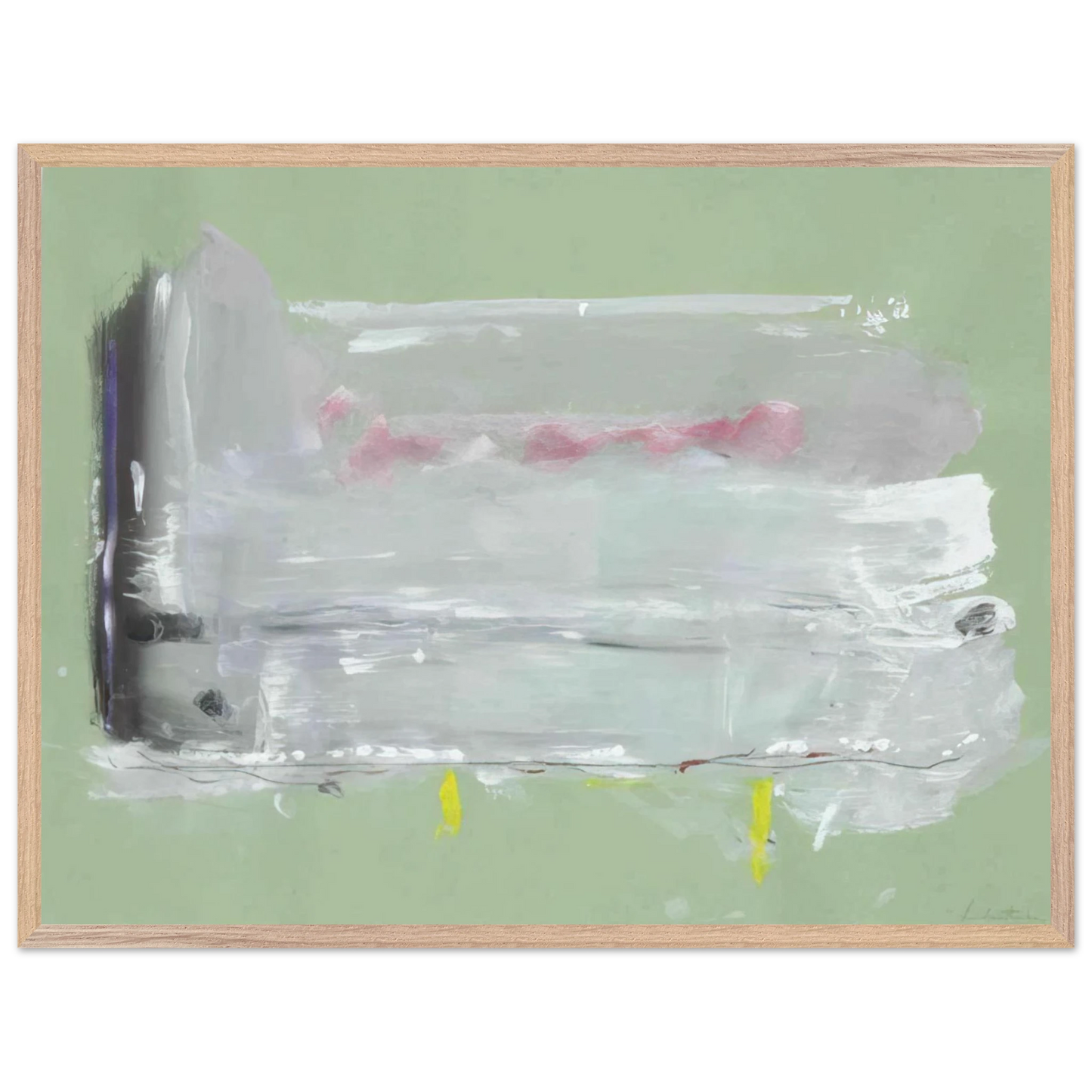 Helen Frankenthaler - Untitled - 1984 Wall art - 28x43  cm / XL (11x17 inches) - Fine Art Poster - -