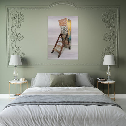 PATRICIAN BARNACLE SCALE 1981 - Robert Rauschenberg Brushed Aluminum Print - 70x100 cm / 28x40 inches | Robert Rauschenberg Aluminum Print | Robert Rauschenberg Prints