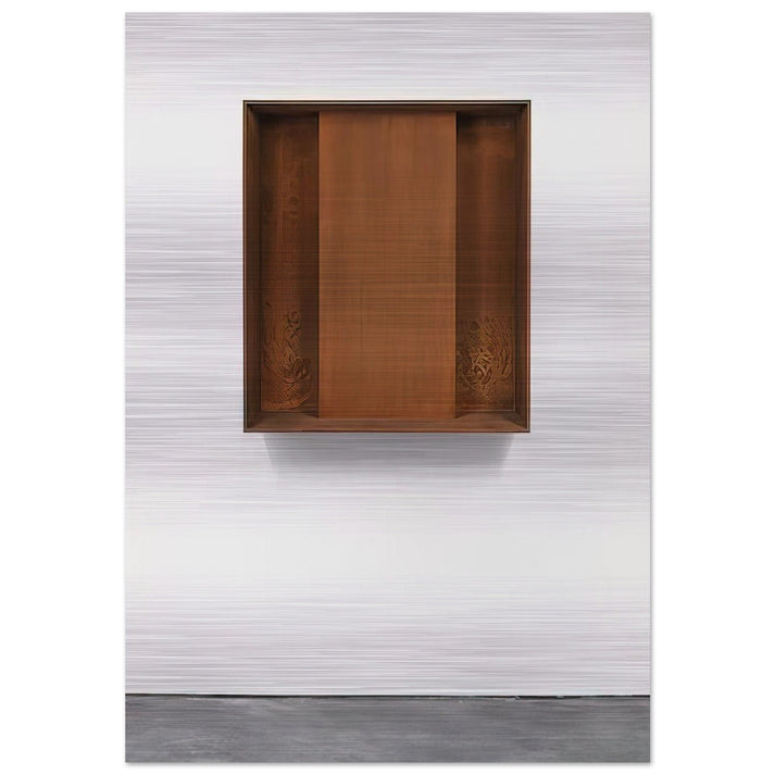 Untitled JUDDO0510 - 1989 - Donald Judd Brushed Aluminum Print - 70x100 cm / 28x40 inches | Donald Judd Aluminum Print | Donald Judd Prints