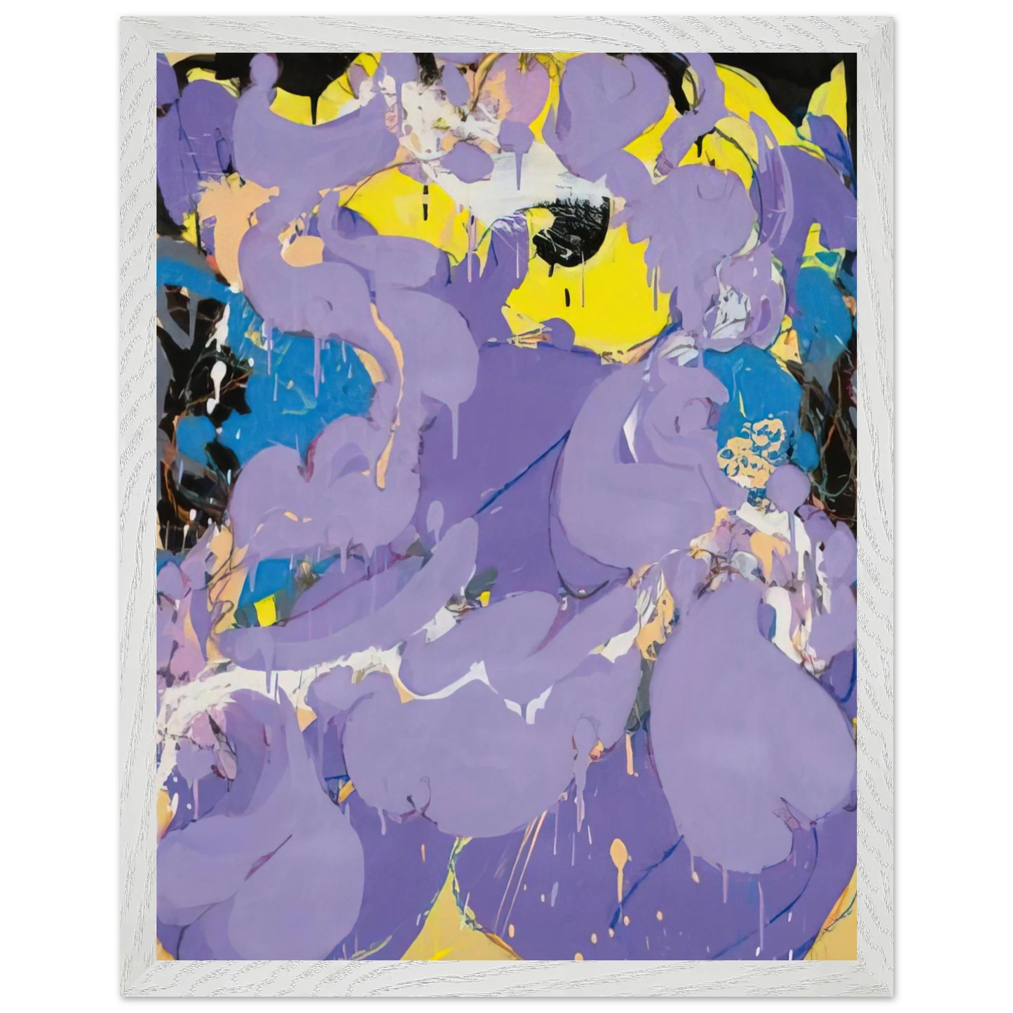 Helen Frankenthaler - Untitled - 1978 Wall art - 30x40 cm / 12x16 inches - Premium Wooden Framed Poster With Fine Art Paper - Wood frame