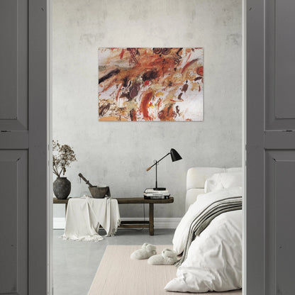 Ferragosto V - Cy Twombly Brushed Aluminum Print - 70x100 cm / 28x40 inches | Cy Twombly Aluminum Print | Cy Twombly Prints