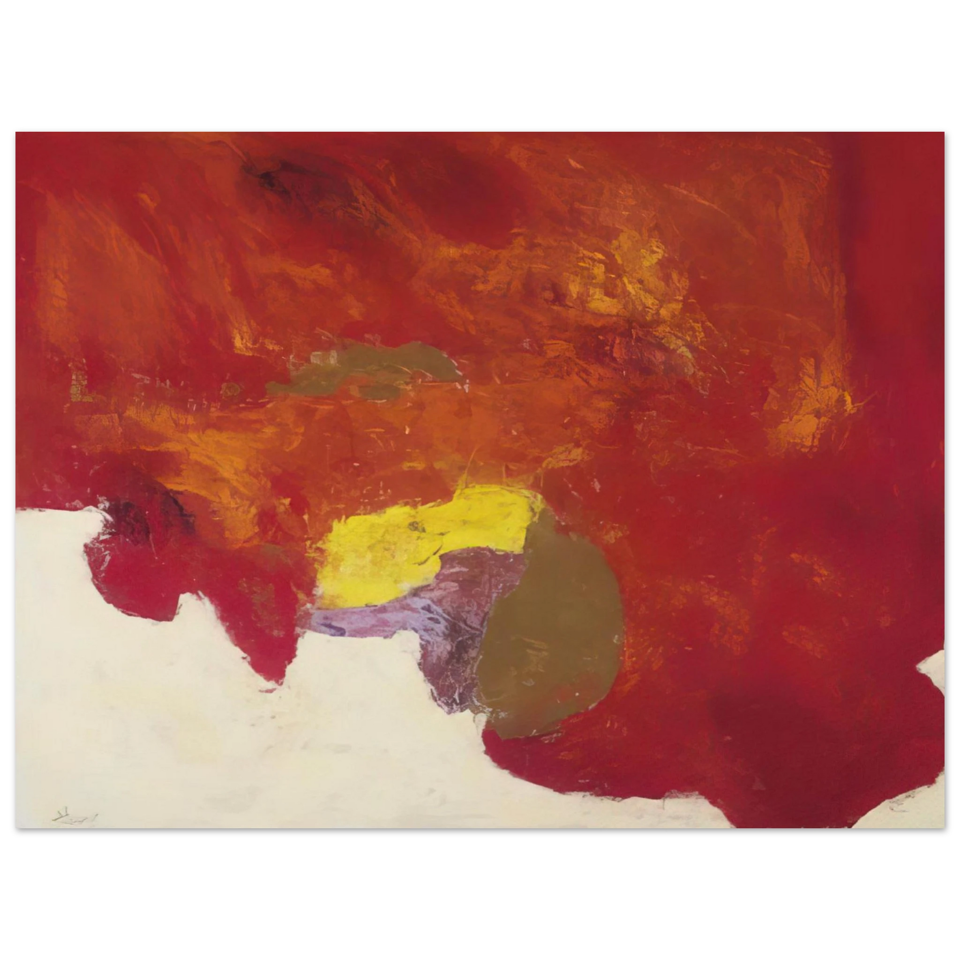 Theodoros Stamos - Byzantium III - 1958 Fine Art Poster - Default Title