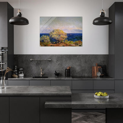 At Cap d'Antibes, Mistral Wind - claude monet Acrylic Print - 70x100 cm / 28x40″ inches