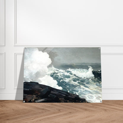 NORTHEASTER - Winslow Homer Acrylic Print - 70x100 cm / 28x40″ inches | Winslow Homer Wall Art | Winslow Homer Prints