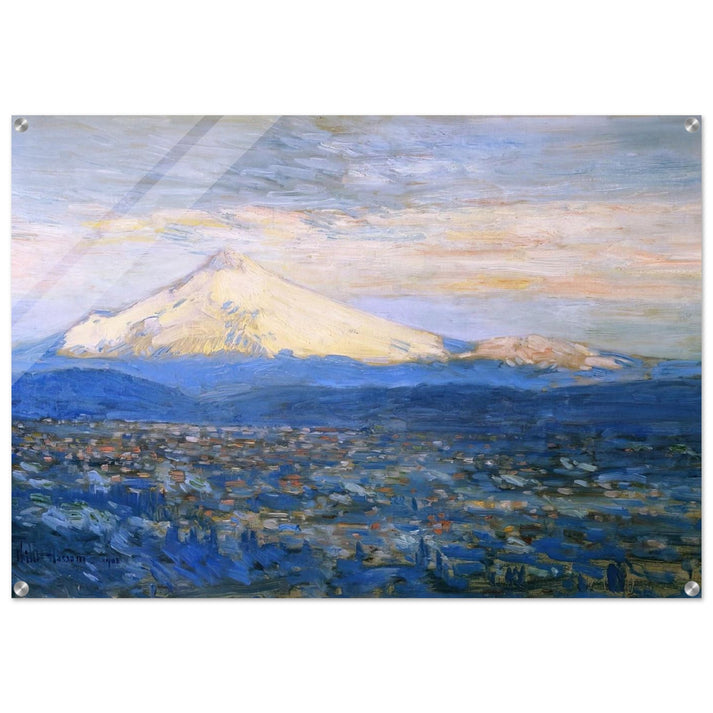 Mount Hood - Childe Hassam Acrylic Print - 70x100 cm / 28x40″ inches