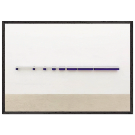 Untitled - 1970 N4 - Donald Judd 70x100 cm / 28x40 inches Framed Art Print – Black Wooden Frame