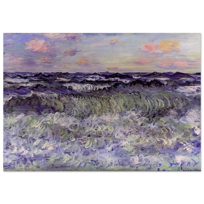 Sea Study - claude monet Brushed Aluminum Print - 70x100 cm / 28x40 inches | claude monet Aluminum Print | claude monet Prints