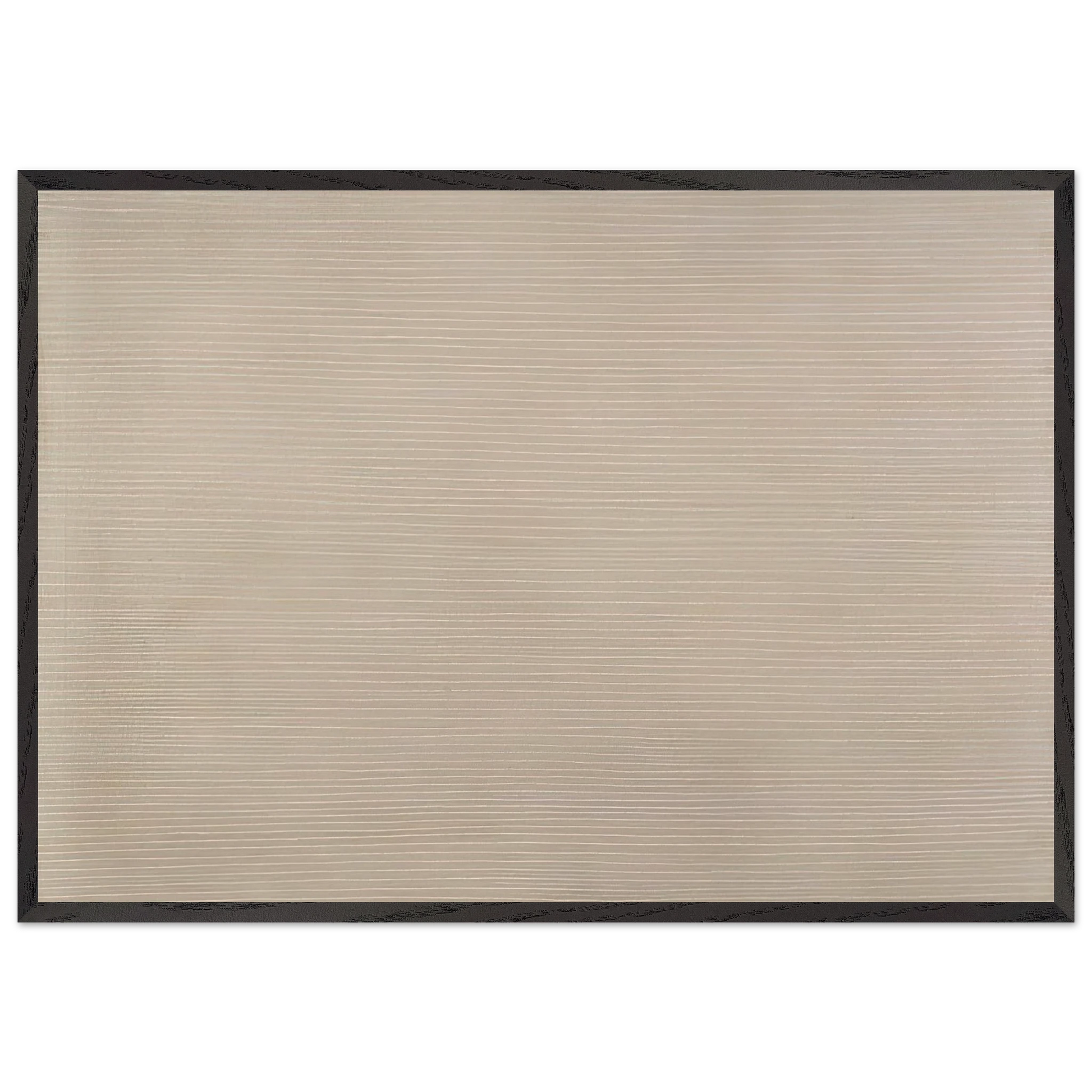 Peach Glow - 1958 - Gene Davis Framed Art Print – Black Wooden Frame - Default Title - -Framed Art Print