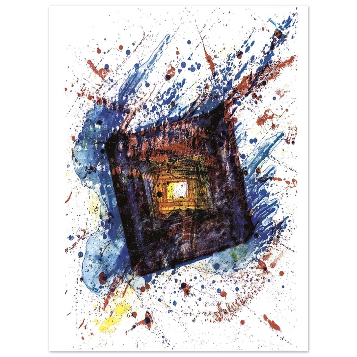 Sam Francis - Falling Star  L. L249   75x100 cm / 30x40inches Fine Art Poster