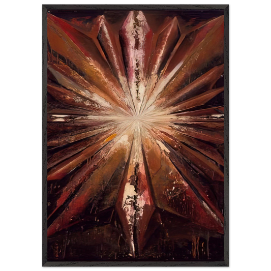 Jay DeFeoBIGThe Jewel - Jay DeFeo Framed Art Print – Black Wooden Frame - Default Title - -Framed Art Print