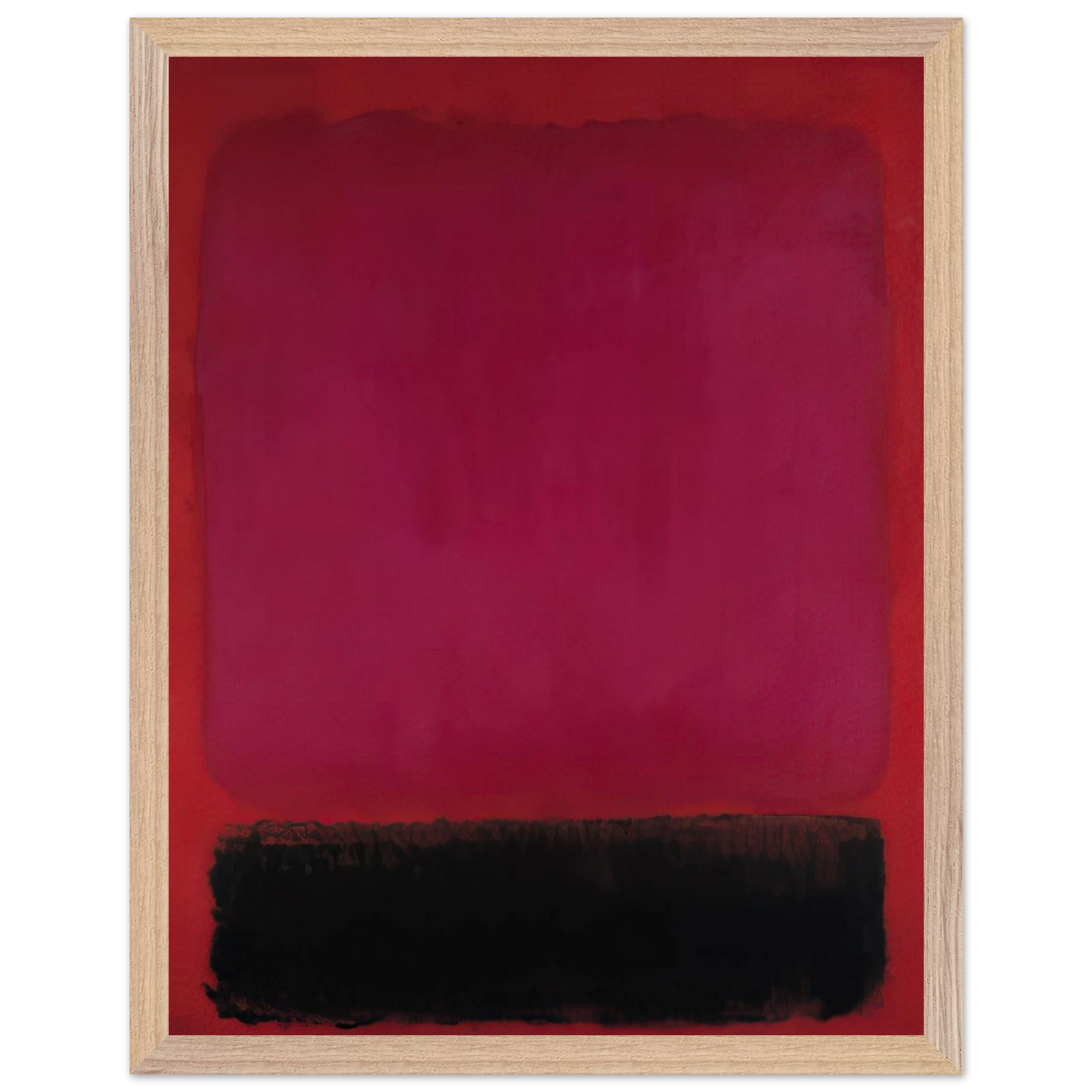 Helen Frankenthaler - Untitled - 1967 Wall art - 40x50 cm / 16x20 inches - Premium Wooden Framed Poster With Fine Art Paper - White frame