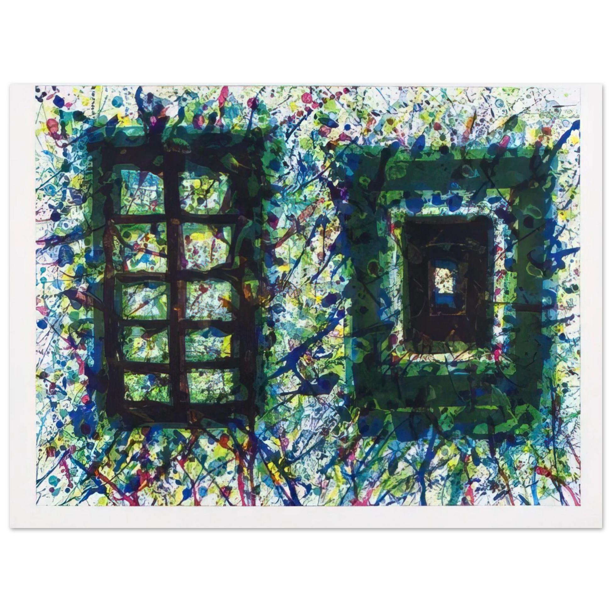 Sam Francis - Concert Hall Set III  SF-232  Fine Art Poster - Default Title