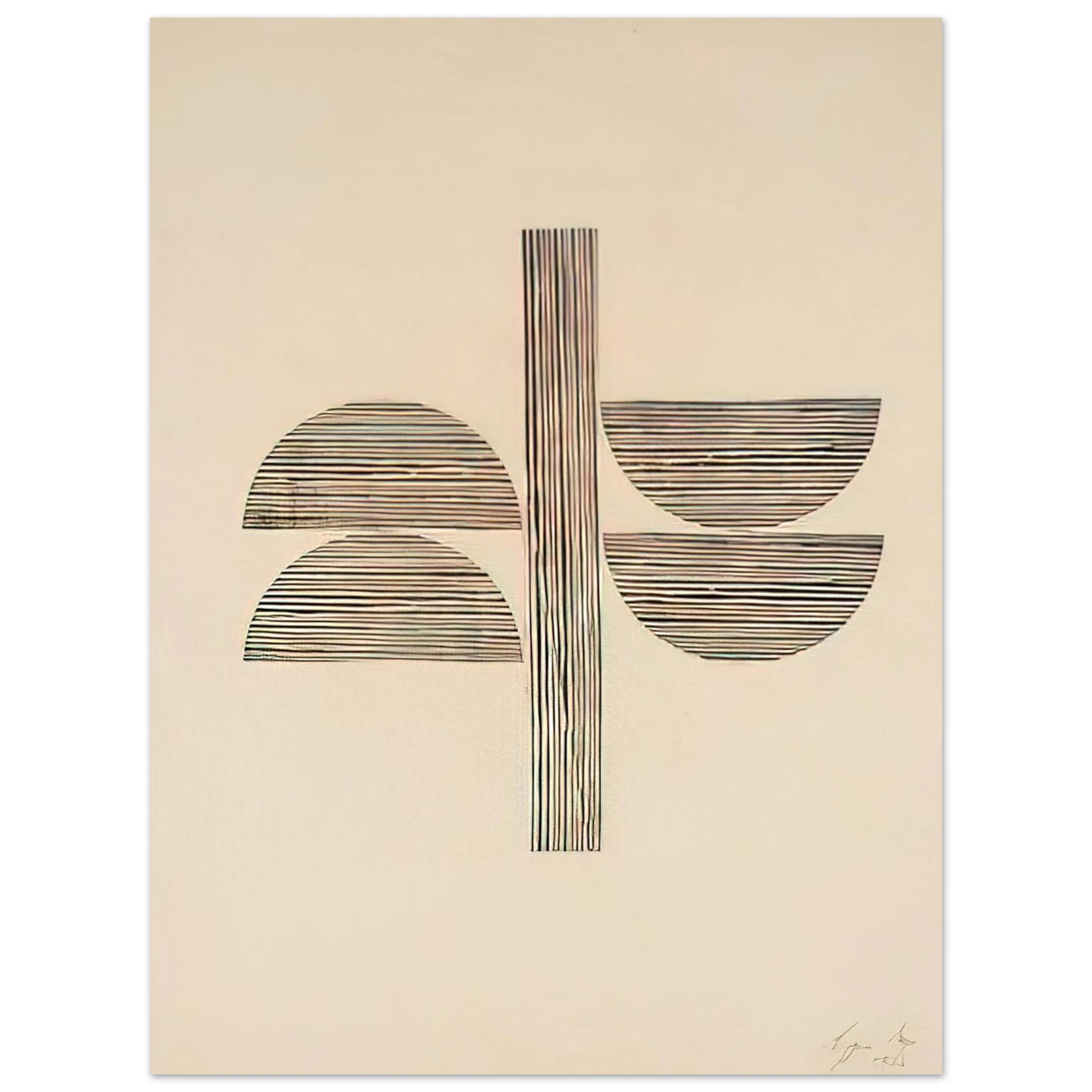 Lygia Pape - Tecelar - 1956 Fine Art Poster - Default Title