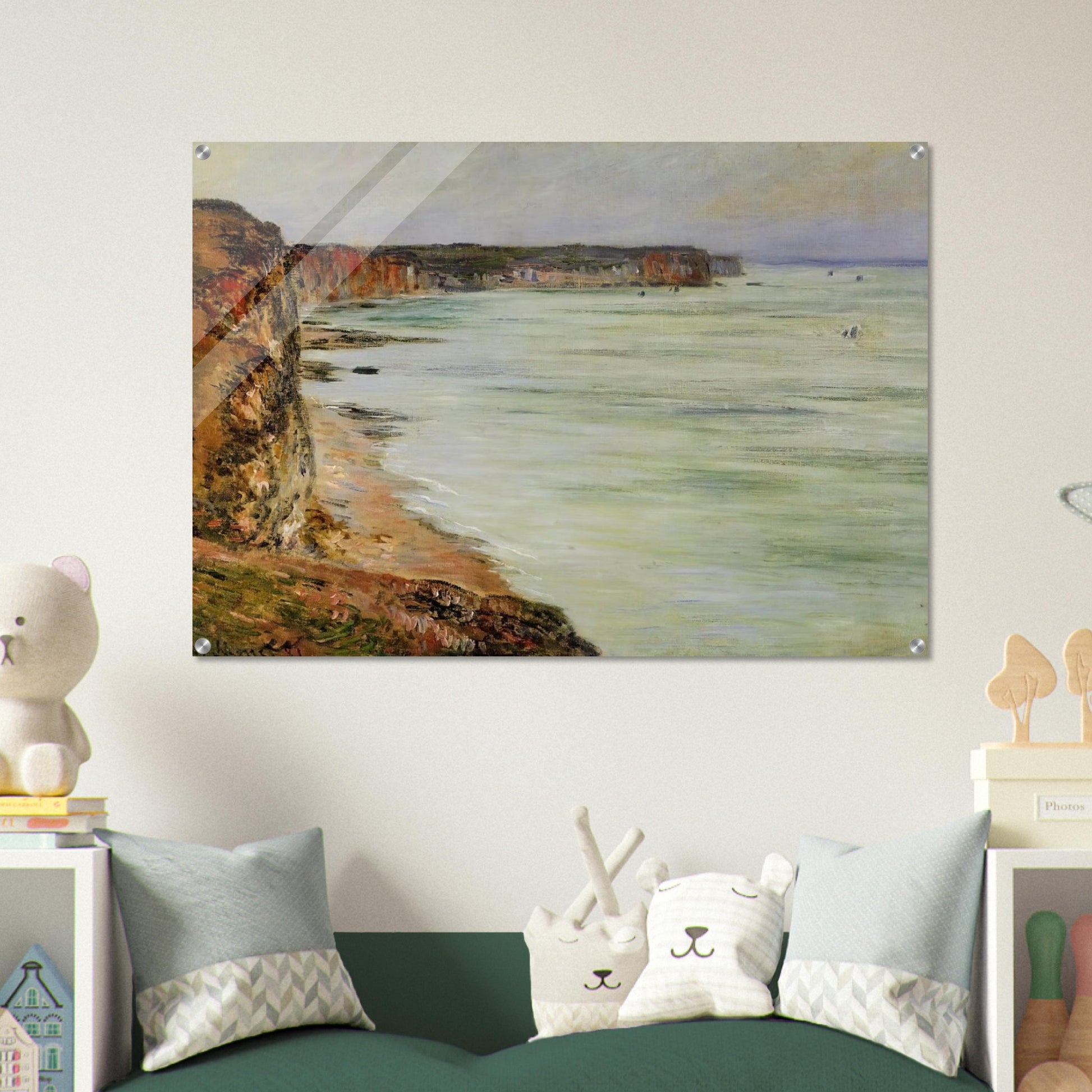 Calm Weather, Fecamp - claude monet Acrylic Print - 70x100 cm / 28x40″ inches | claude monet Wall Art | claude monet Prints