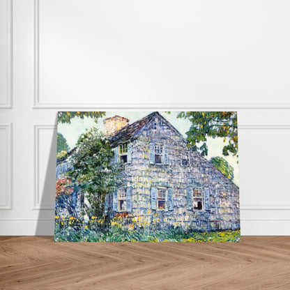 Old House, East Hampton - Childe Hassam Acrylic Print - 70x100 cm / 28x40″ inches