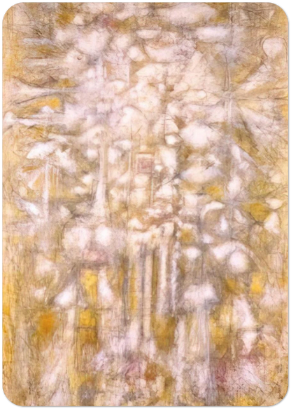 Golden Dawn By Richard Pousette-Dart Pack of 10 Post Cards | Richard Pousette-Dart Post Cards | A6 (10.5 x 14.8 cm) - 4.1 x 5.8 inches