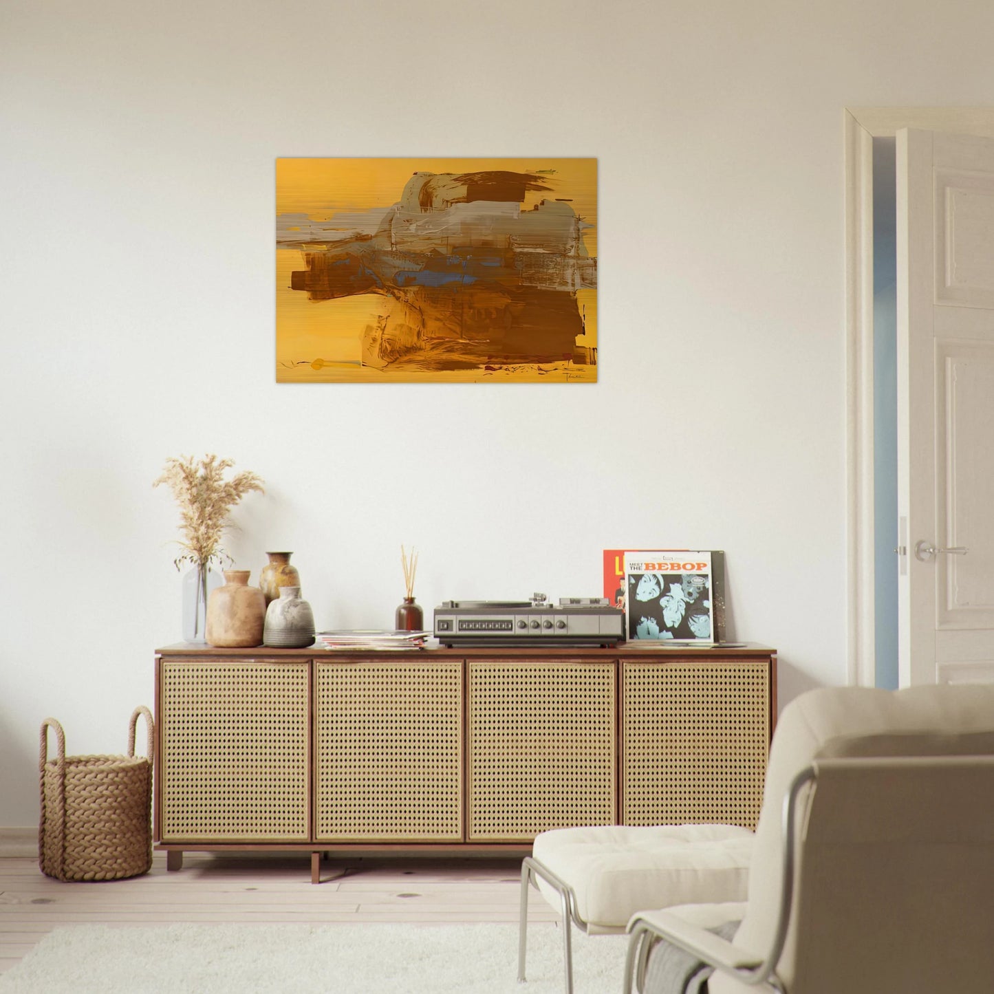Mineral Kingdom, 1976- - Helen Frankenthaler Brushed Aluminum Print - 70x100 cm / 28x40 inches | Helen Frankenthaler Aluminum Print | Helen Frankenthaler Prints