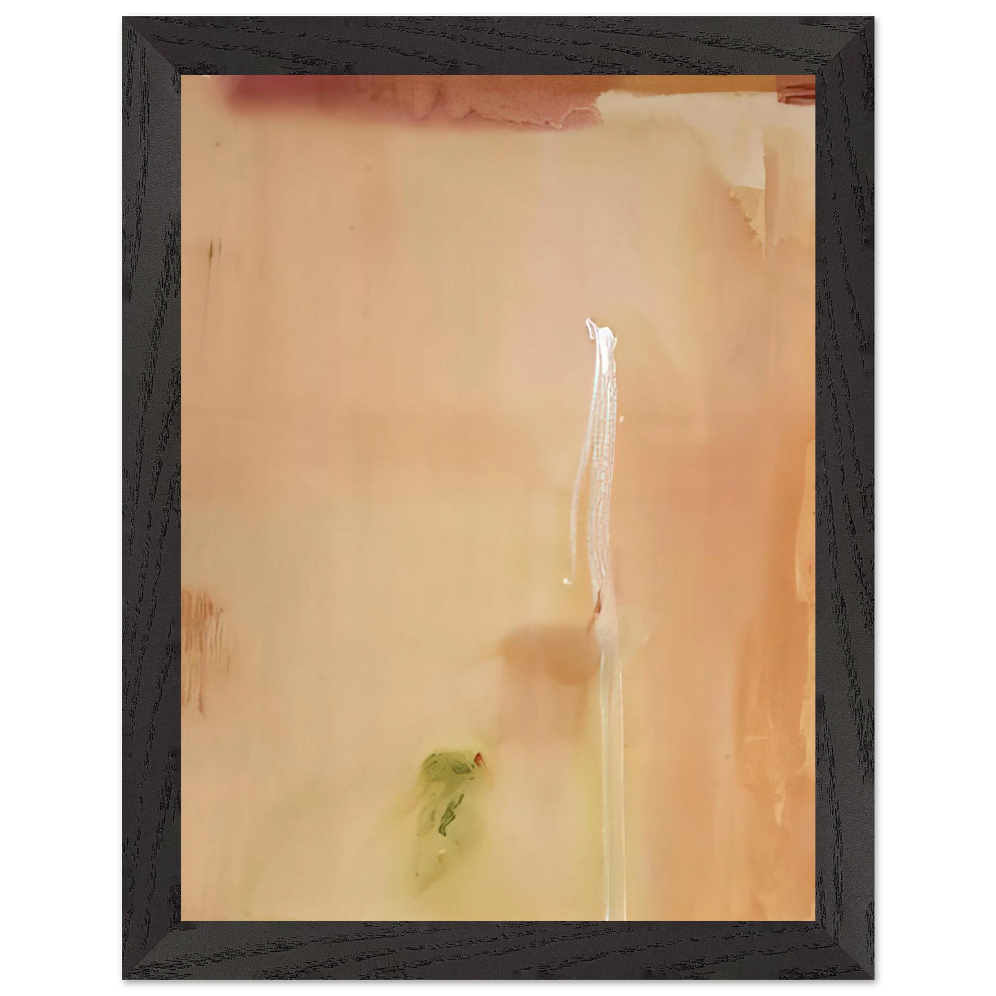 Helen Frankenthaler - Dawn Stroke - 1977 Wall art - 50x70 cm / 20x28 inches - Premium Wooden Framed Poster With Fine Art Paper - White frame