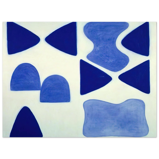 William Scott - Berlin Blues 4 - 1965 Fine Art Poster - Default Title