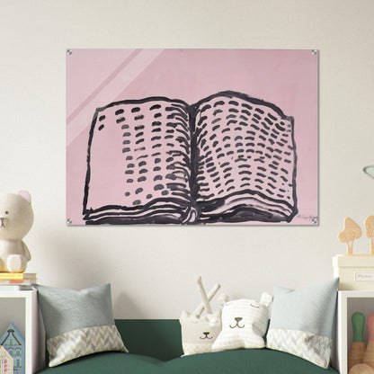 UNTITLED BOOK - Philip Guston Acrylic Print - 70x100 cm / 28x40″ inches