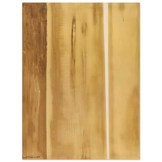 Barnett Newman - Two Edges Fine Art Poster - Default Title