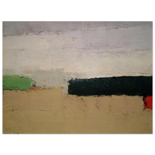 Nicolas de Stael - Paysage - 1952 Fine Art Poster - 13x18 cm / 5x7 inches