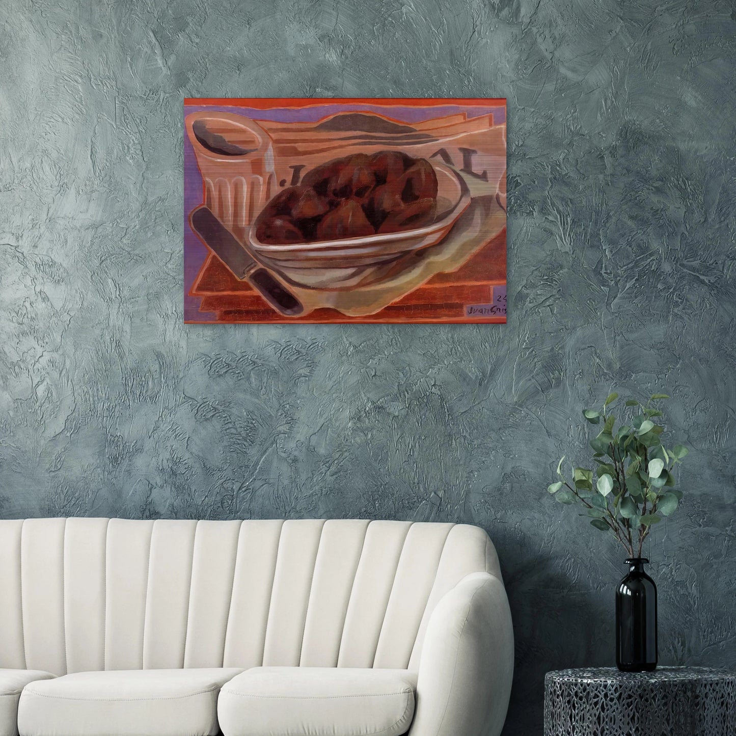 FIGS - Juan Gris Brushed Aluminum Print - 70x100 cm / 28x40 inches | Juan Gris Aluminum Print | Juan Gris Prints